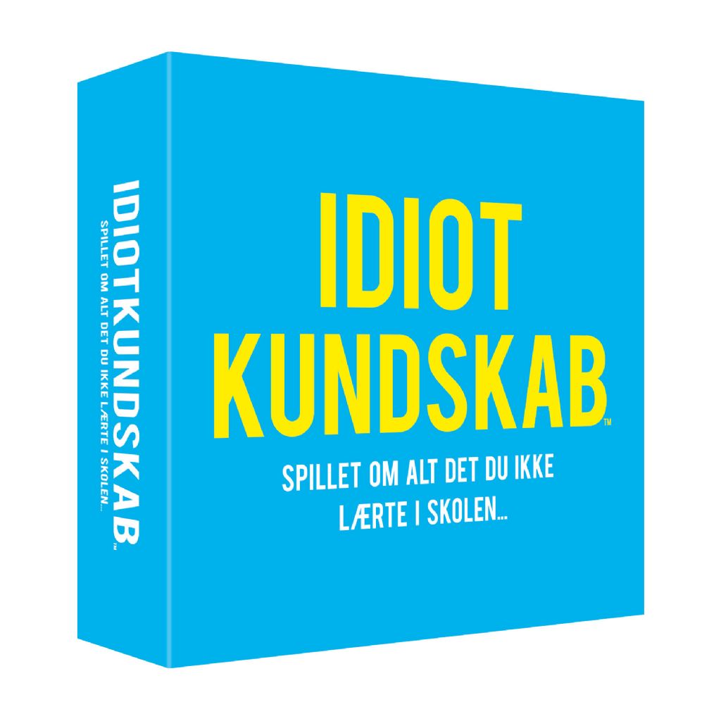Kölskapspoesi Idiotkundskab spørgsmålsspil - 14x14 cm. - Bahne